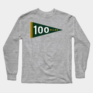 100 Mile Trail and Ultra Running Pennant Long Sleeve T-Shirt